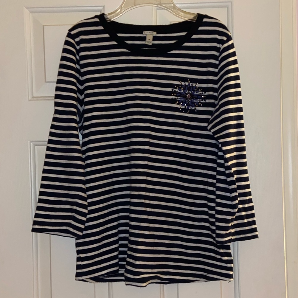 J. Crew 3/4 Sleeve Blouse